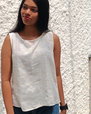 2025/12/1000334688.jpg Casual Striped White Top