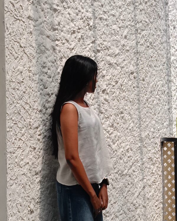 2025/12/1000334690.jpg Casual Striped White Top