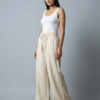 Beige Linen Co-Ord set for women- Summer wear