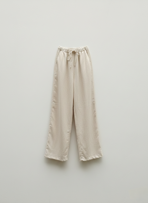 Beige Linen Oversized Coordset