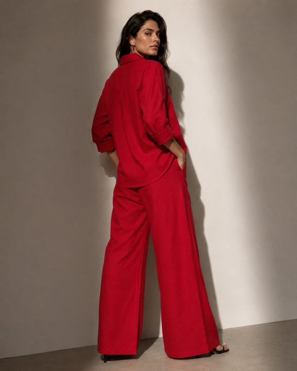 2026/02/1000334564.png Marlot Red Linen Oversized Co-ordset