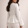 2026/03/1000317469-4.png White peplum Top with jacquard