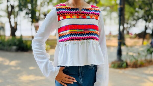 2026/03/1000328052-scaled.jpg White peplum Top with jacquard