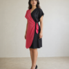 2026/04/1000326911.png Dual-Tone Wrap Dress
