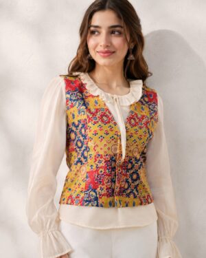 Vest Mul Ruffle Top