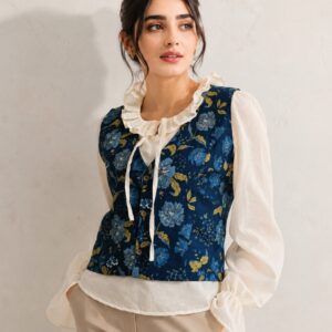 Vest Mul Ruffle Top