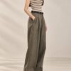 Wide Leg Formal Trousers