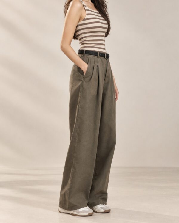 Wide Leg Formal Trousers