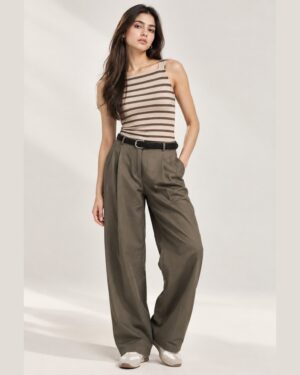 Wide Leg Formal Trousers